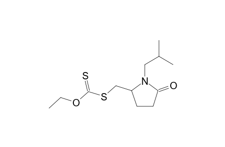DITHIOCARBONIC-ACID-O-ETHYLESTER-S-(1-ISOBUTYL-5-OXO-PYRROLIDIN-2-YLMETHYL)-ESTER