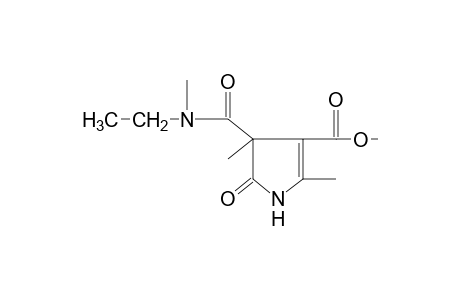 2,4-DIMETHYL-4-(ETHYLMETHYLCARBAMOYL)-5-OXO-2-PYRROLINE-3-CARBOXYLICACID, METHYL ESTER