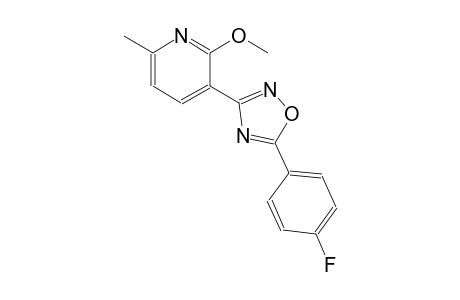 Pyridine, 3-[5-(4-fluorophenyl)-1,2,4-oxadiazol-3-yl]-2-methoxy-6-methyl-