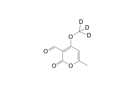 3-Formyl-4-[D3]Methoxy-6-methyl-2H-pyran-2-one