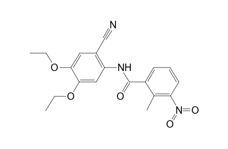 N-(2-cyano-4,5-diethoxy-phenyl)-2-methyl-3-nitro-benzamide