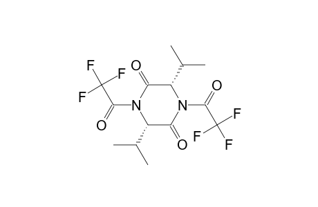 1,4-Bis(trifluoroacetyl)-3,6-di(1-methylethyl)-2,5-diketopiperazine