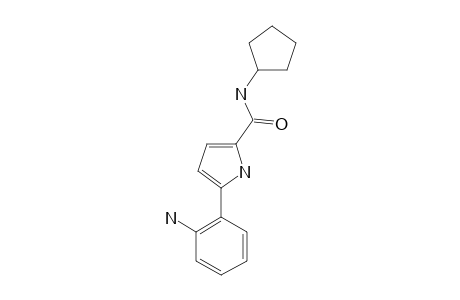 5-(2-AMINOPHENYL)-1H-PYRROLE-2-N-CYCLOPENTYL-CARBOXAMIDE