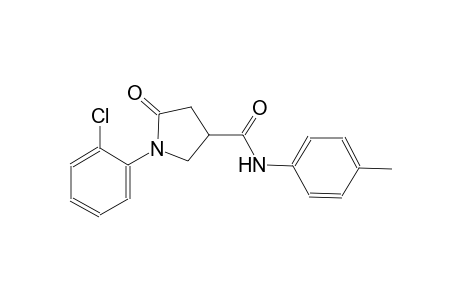 3-pyrrolidinecarboxamide, 1-(2-chlorophenyl)-N-(4-methylphenyl)-5-oxo-