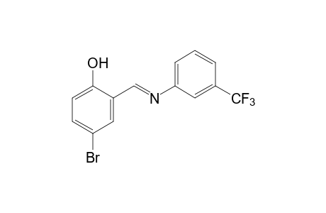 4-bromo-2-[N-(alpha,alpha,alpha-trifluoro-m-tolyl)formimidoyl]phenol