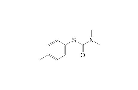 Carbamic acid, dimethylthio-, S-p-tolyl ester