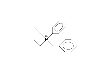 1-Phenyl-1-benzyl-2,2-dimethyl-phosphetanium cation