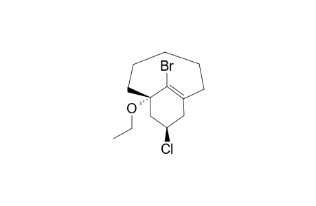 11-BROMO-ENDO-9-CHLORO-7-ETHOXYBICYCLO-[5.3.1]-UNDEC-1(11)-ENE