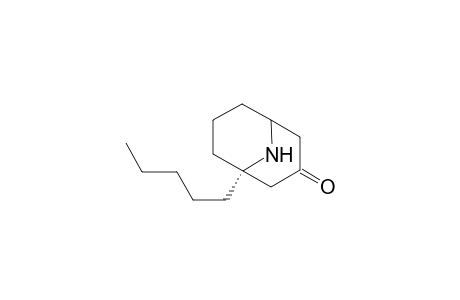 (1R)-1-pentyl-9-azabicyclo[3.3.1]nonan-3-one
