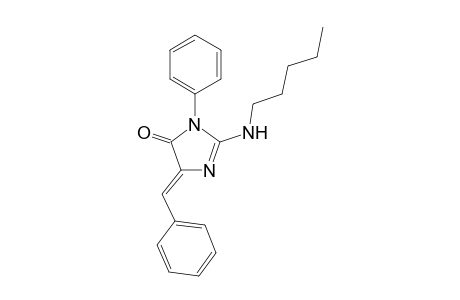 (5Z)-2-(amylamino)-5-benzal-3-phenyl-2-imidazolin-4-one