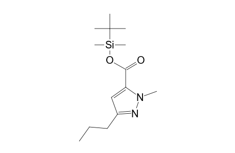 1-Methyl-3-propyl-1H-pyrazole-5-carboxylic acid, tbdms derivative