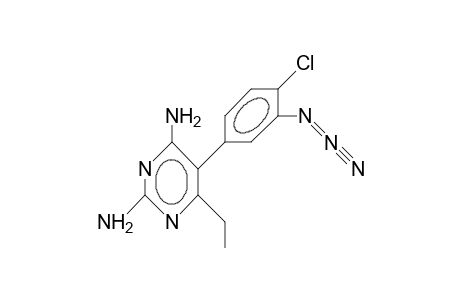 2,4-Diamino-5-(3-azido-4-chloro-phenyl)-6-ethyl-pyrimidine