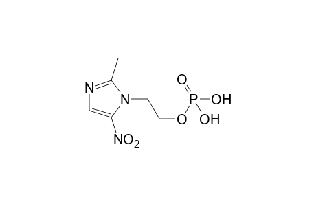 2-methyl-5-nitroimidazole-1-ethanol, dihydrogen phosphate (ester)