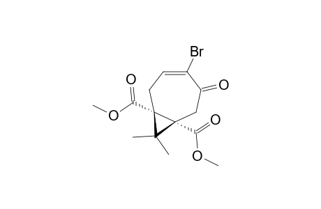 Dimethyl cis-4-bromo-8,8-dimethyl-5-oxobicyclo[5.1.0]oct-3-ene-1,7-dicarboxylate