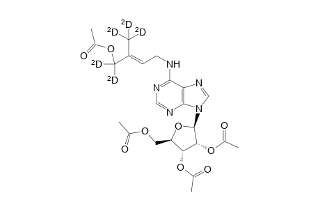 [(2R,3R,4R,5R)-3,4-diacetoxy-5-[6-[acetyl-[(E)-4,4,4-trideuterio-3-[dideuterio(acetoxy)methyl]but-2-enyl]amino]purin-9-yl]tetrahydrofuran-2-yl]methyl acetate