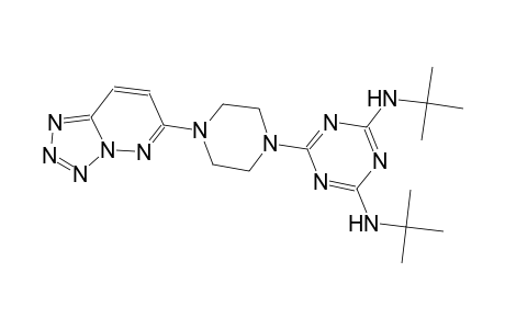 2-N,4-N-ditert-butyl-6-[4-(tetrazolo[1,5-b]pyridazin-6-yl)piperazin-1-yl]-1,3,5-triazine-2,4-diamine