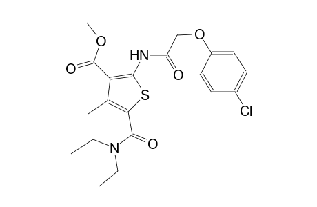 methyl 2-{[(4-chlorophenoxy)acetyl]amino}-5-[(diethylamino)carbonyl]-4-methyl-3-thiophenecarboxylate