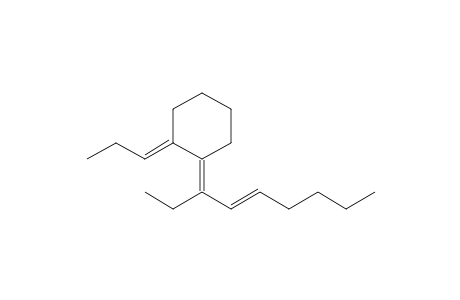 1-(1-Ethyl-2-hepten-1-ylidene)-2-propylidenecyclohexane