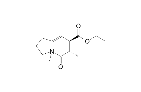(E)-(3S,4R)-1,3-Dimethyl-2-oxo-2,3,4,7,8,9-hexahydro-1H-azonine-4-carboxylic acid ethyl ester