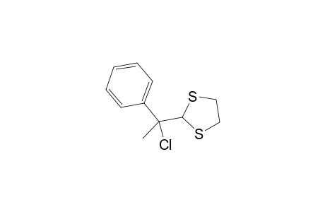 2-(1-Chlorophenylethyl)-1,3-dithiolane