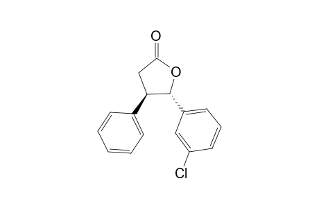 trans-5-(3-Chlorophenyl)-4-phenyltetrahydrofuran-2-one