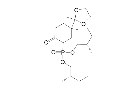 Bis[(S)-2-methylbutyl] 4-Methyl-4-(2-methyl-1,3-dioxolan-2-yl)-1-cyclohexenyl Phosphate