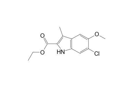6-Chloro-5-methoxy-3-methyl-1H-indole-2-carboxylic acid ethyl ester
