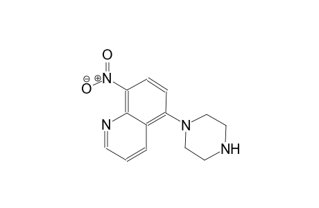 quinoline, 8-nitro-5-(1-piperazinyl)-