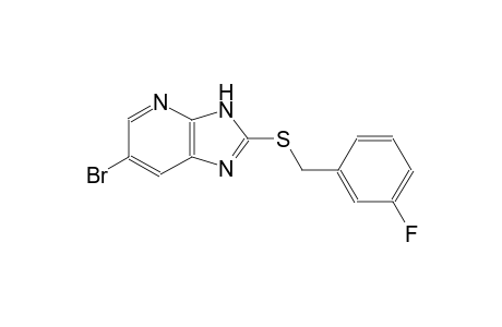 6-bromo-2-[(3-fluorobenzyl)sulfanyl]-3H-imidazo[4,5-b]pyridine
