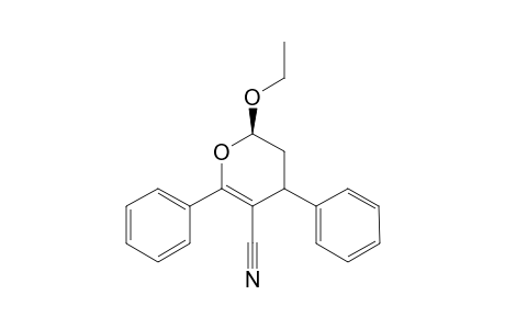 (2R*,4SR-2-Ethoxy-4,6-diphenyl-3,4-dihydro-2H-pyran-5-carbonitrile