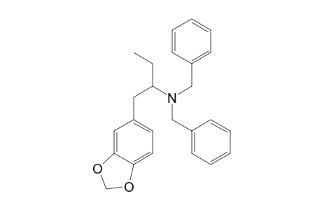 N,N-Bis-benzyl-1-(3,4-methylenedioxyphenyl)butan-2-amine