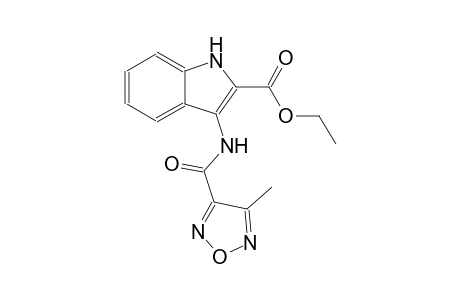 ethyl 3-{[(4-methyl-1,2,5-oxadiazol-3-yl)carbonyl]amino}-1H-indole-2-carboxylate