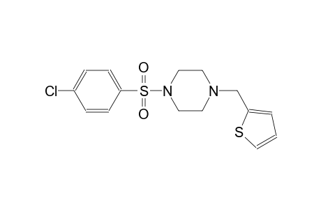 piperazine, 1-[(4-chlorophenyl)sulfonyl]-4-(2-thienylmethyl)-