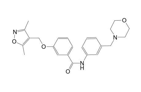 benzamide, 3-[(3,5-dimethyl-4-isoxazolyl)methoxy]-N-[3-(4-morpholinylmethyl)phenyl]-