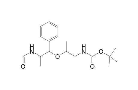N-[2-(2'-t-Butoxycarbonylamino-1'-methylethoxy)-1-methyl-2-phenylethyl}formamide
