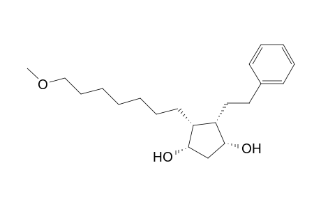 1,3-Cyclopentanediol, 4-(7-methoxyheptyl)-5-(2-phenylethyl)-, (1.alpha.,3.alpha.,4.alpha.,5.alpha.)-