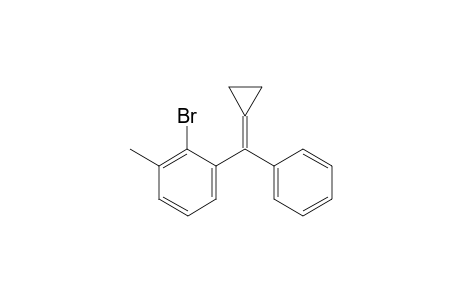 2-Bromo-1-[cyclopropylidene(phenyl)methyl]-3-methyl-benzene