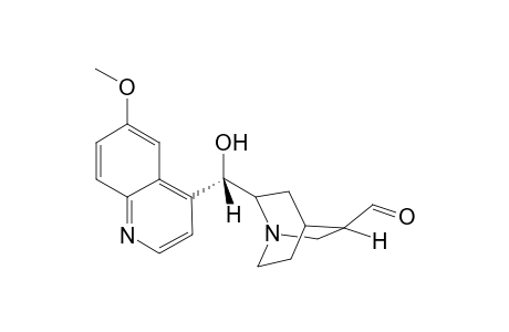 (3S,8R,9S)-9-Hydroxy-6'-methoxyrubane-3-carbaldehyde