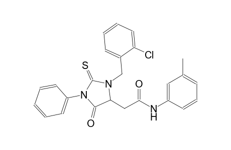 2-[3-(2-chlorobenzyl)-5-oxo-1-phenyl-2-thioxo-4-imidazolidinyl]-N-(3-methylphenyl)acetamide