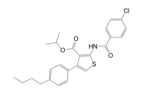 isopropyl 4-(4-butylphenyl)-2-[(4-chlorobenzoyl)amino]-3-thiophenecarboxylate