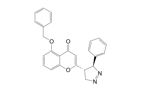 4-(5-BENZYLOXY-2-CHROMONYL)-3-PHENYL-1-PYRAZOLINE