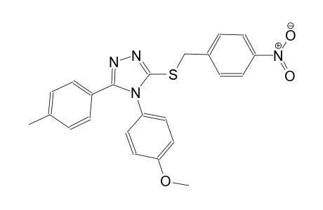 4-(4-methoxyphenyl)-3-(4-methylphenyl)-5-[(4-nitrobenzyl)sulfanyl]-4H-1,2,4-triazole