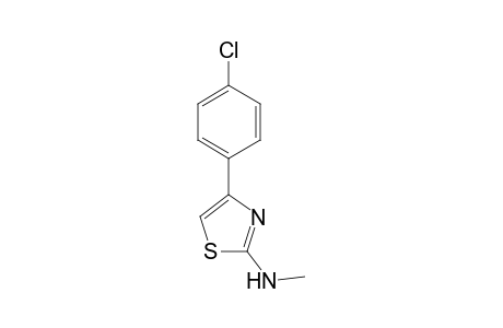 2-Thiazolamine, 4-(4-chlorophenyl)-N-methyl-