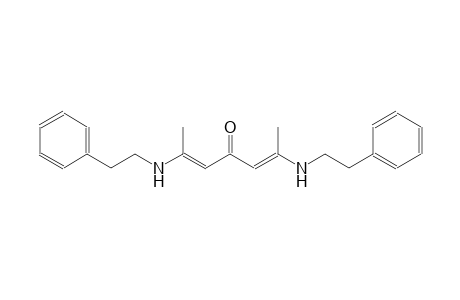 (2E,5E)-2,6-bis(phenethylamino)hepta-2,5-dien-4-one