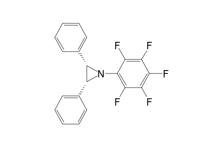 Aziridine, 1-(pentafluorophenyl)-2,3-diphenyl-, cis-