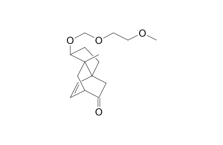 Tricyclo[5.2.2.0(1,5)]undec-8-en-11-one, 4-[(2-methoxyethoxy)methoxy]-5-methyl-