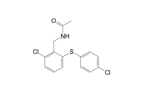N-{2-chloro-6-[(p-chlorophenyl)thio]benzyl}acetamide
