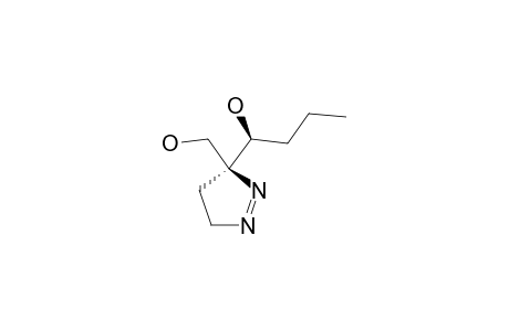 SYN-3-(HYDROXYMETHYL)-3-(1'-HYDROXYBUTYL)-1-PYRAZOLINE;MAJOR_STEREOMER