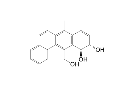 10,11-Dihydro-7-methyl-12-hydroxymethylbenz[a]anthracene-trans-10,11-diol