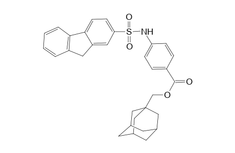 adamantan-1-ylmethyl 4-(9H-fluorene-2-sulfonamido)benzoate